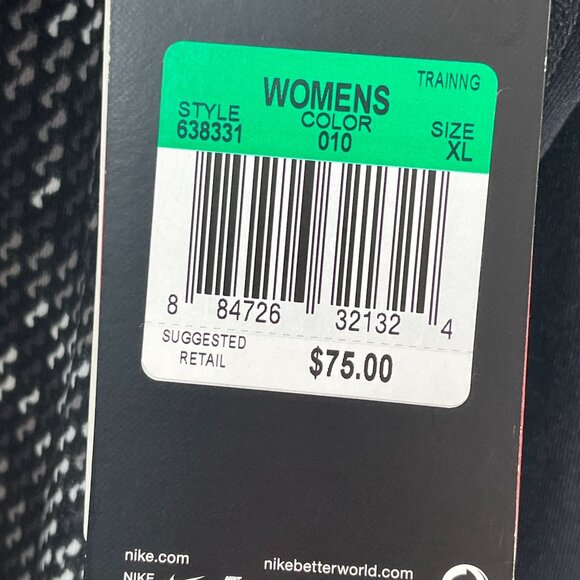 NEW $75 Nike Pro Womens XL Hyperwarm Dri-Fit Base Layer Top Athletic Shirt - Picture 5 of 10